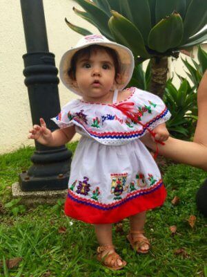 trajes tipicos para bebes